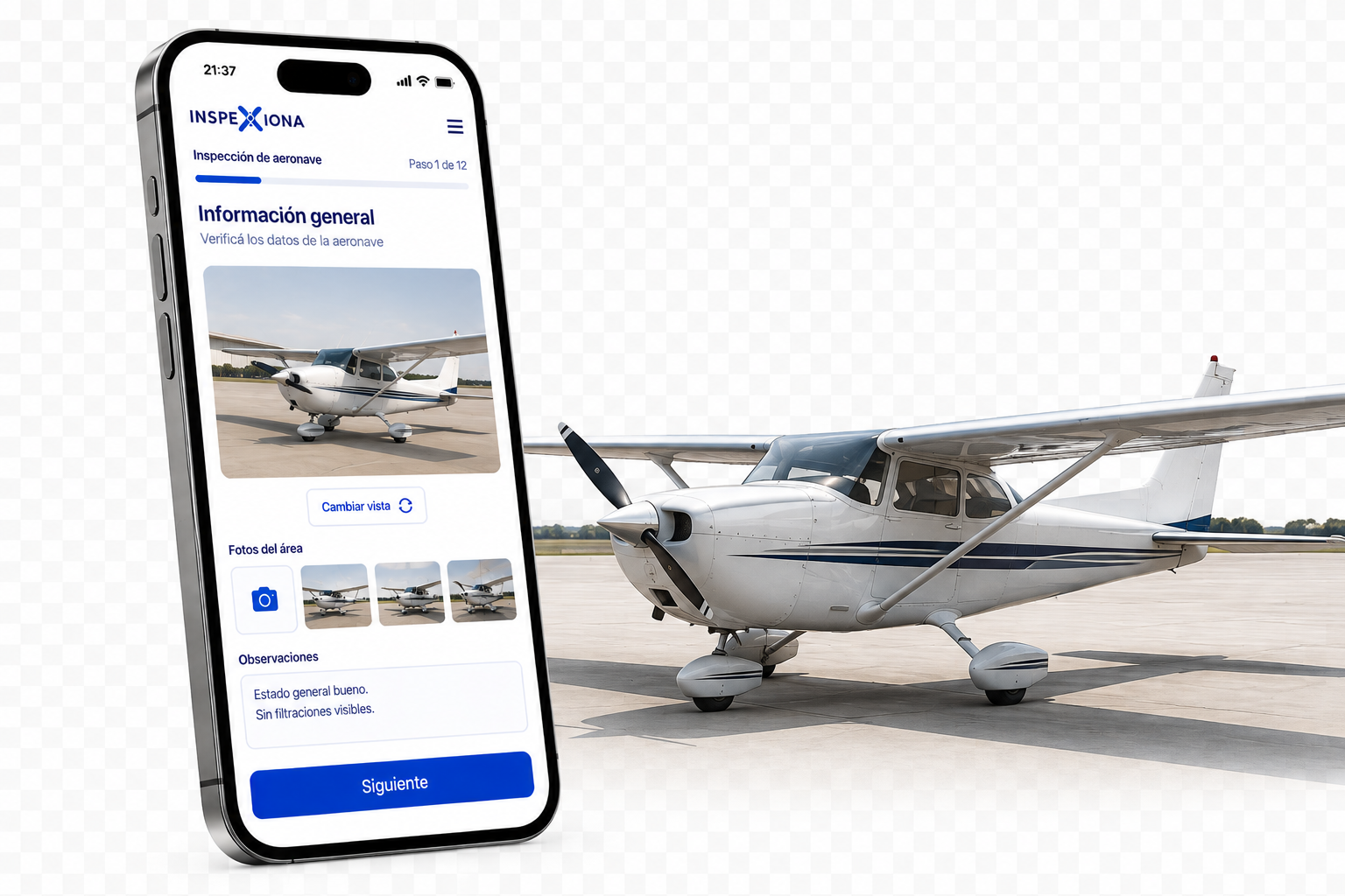 Inspección digital de Aeronaves