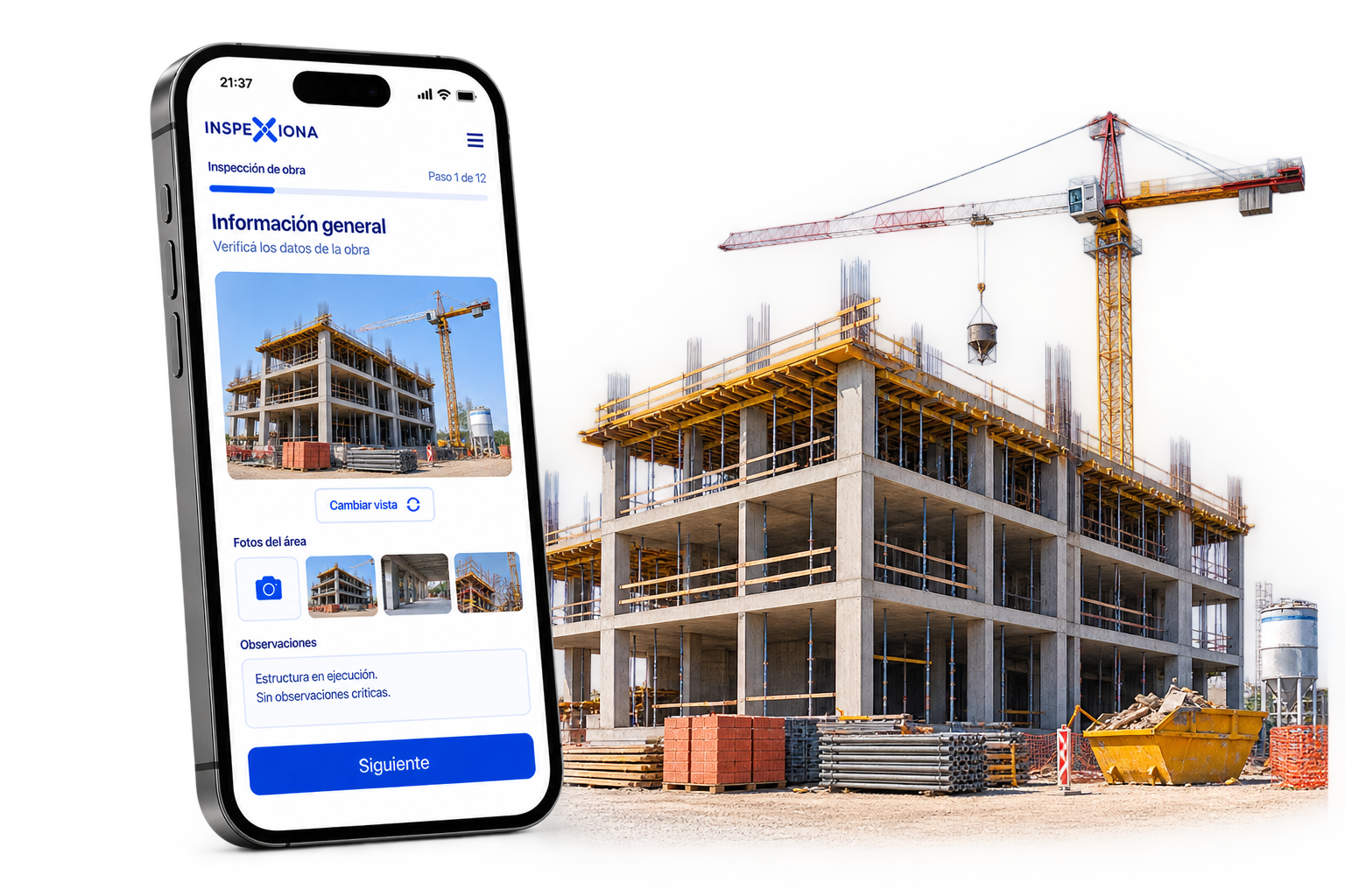 Inspección digital de Construcción y Obras