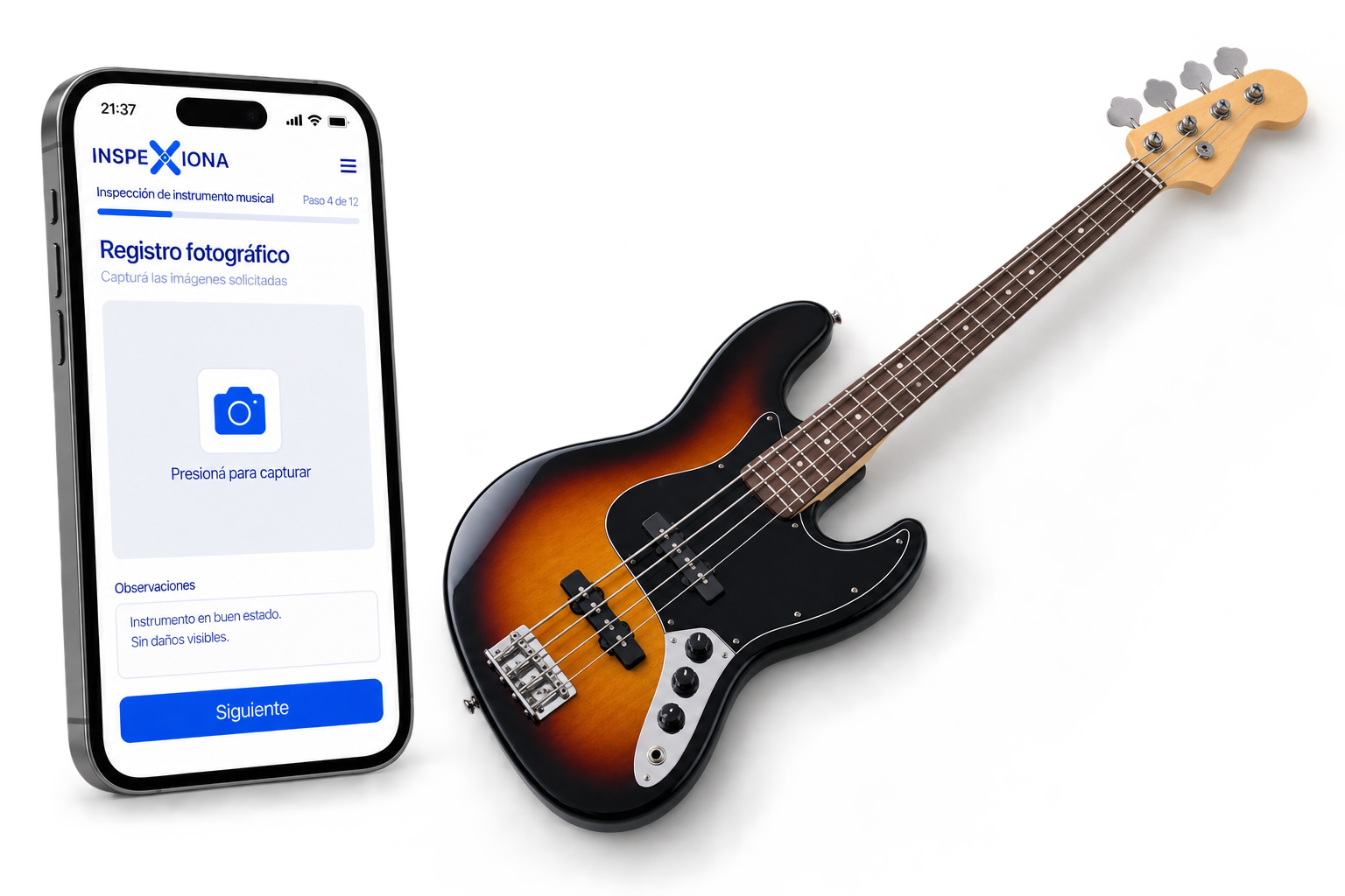 Inspección digital de Instrumentos musicales